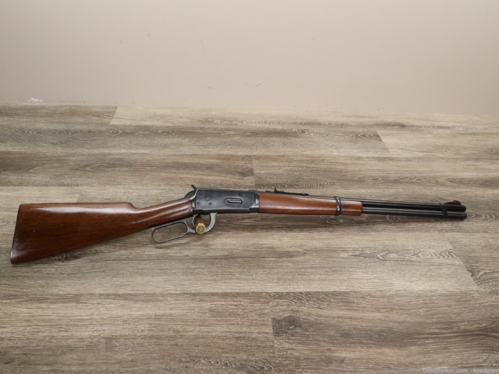 Winchester Model 94 Lever Action Carbine .30 WCF Flat Band 20" 1947-img-0