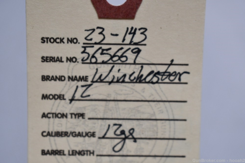 Winchester Model 12 Pump Shotgun 2 3/4" 12 G 32" Solid Rib 1928 C&R-img-1