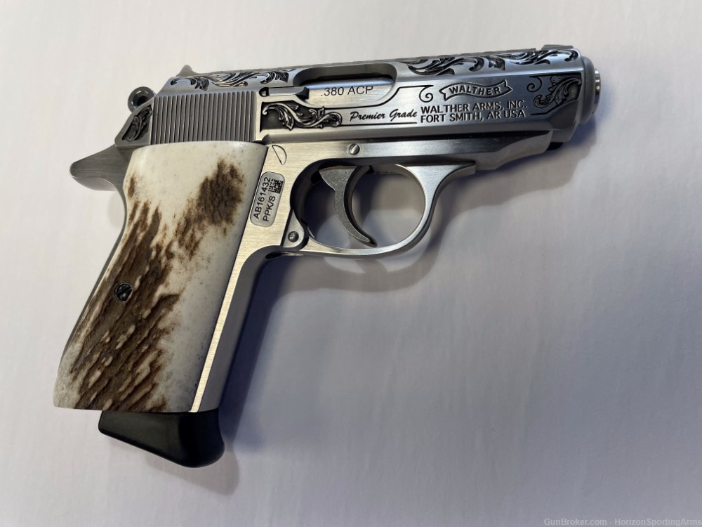 Walther PPK/S .380 ACP Engraved Tyler Gunworks 4796004TGW-img-1