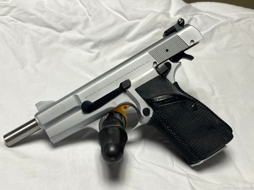 Browning Hi Power 9mm Stainless Semi-Auto Pistol  RARE-img-4