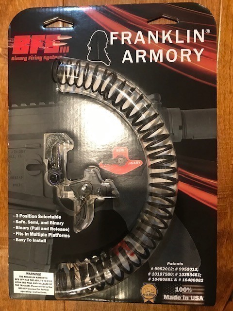 Franklin Armory BFSIII AR-C1 Binary Trigger Curved -img-0