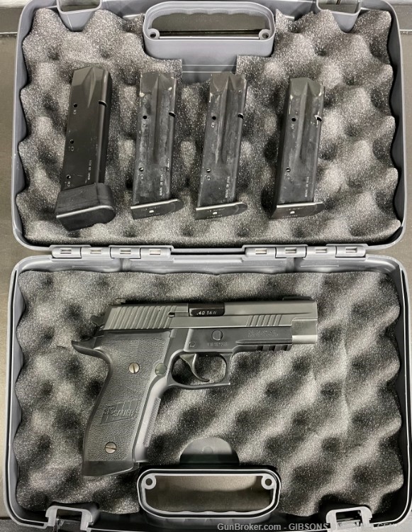 USED DISCONTINUED Sig Sauer P226 TACOPS 40 S&W, Light Wear w/ Case-img-0