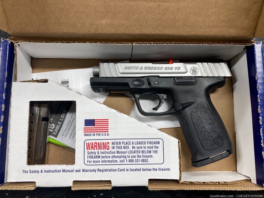 Smith & Wesson SD9 VE  9mm  NEW!-img-0