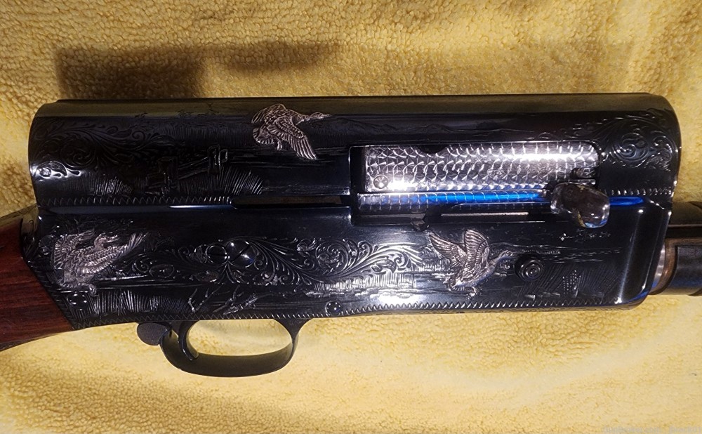 Browning Auto 5 from 1954-55 engraved / embellished -img-19