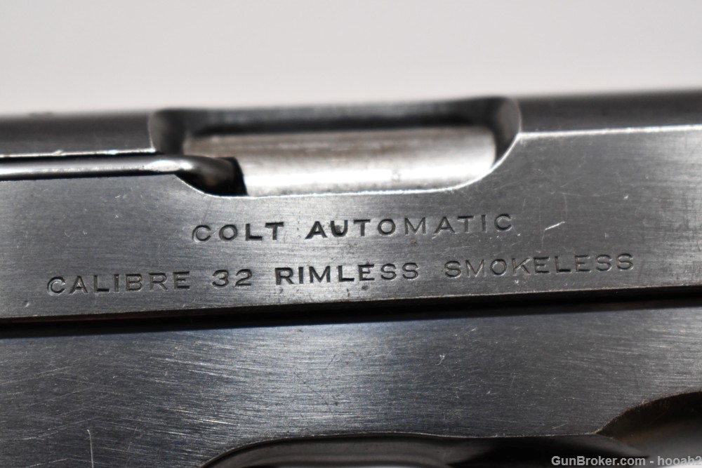 Colt Model 1903 Type III Semi Auto Pistol 32 ACP 1920 C&R-img-26
