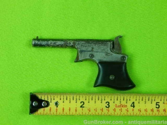 Antique US Remington Vest Pocket .22 Derringer Handgun-img-9