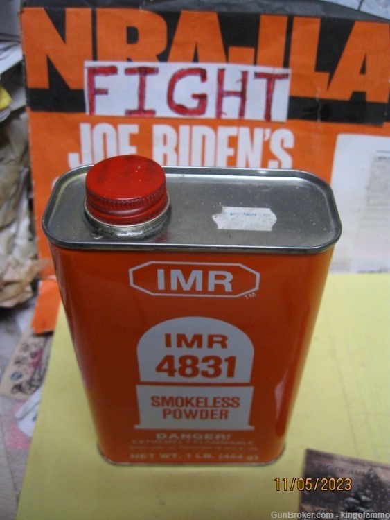 1 Lb IMR 4831 Can Powder AND 40 pc New 270 Win Brass; more available-img-0