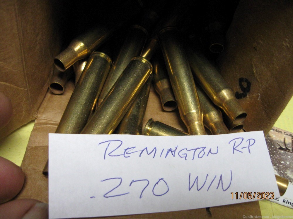 1 Lb IMR 4831 Can Powder AND 40 pc New 270 Win Brass; more available-img-2