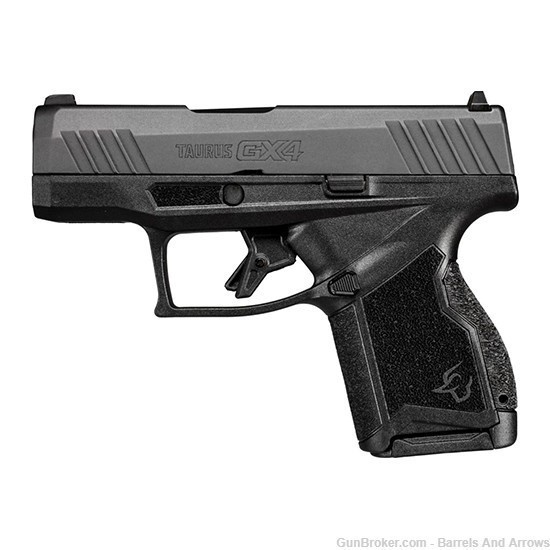 Taurus 1-GX4M931-10 GX4 Semi Auto Pistol, 9mm, 3.06" BBL, BLK Poly Frame-img-0