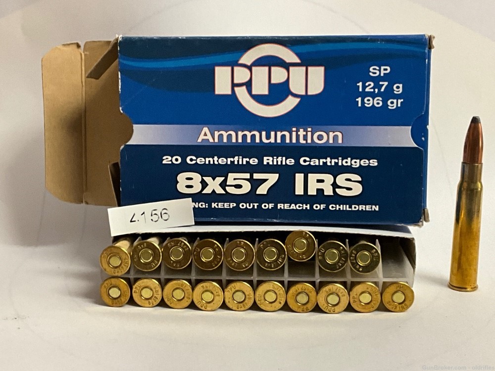 8mm (8x57) IRS 196 Grain SP-img-0