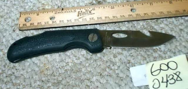 Camp USA Folding Knife with Rubber Handle-img-2