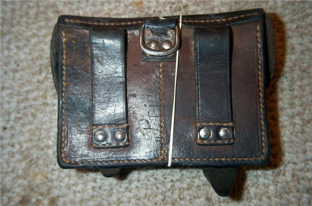 YUGO MAUSER LEATHER DOUBLE AMMO POUCH-img-1