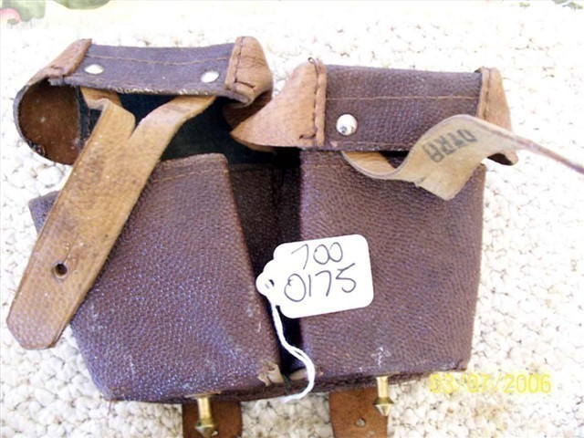 Pair of 50's Era Russian Double Ammo Pouches-img-0