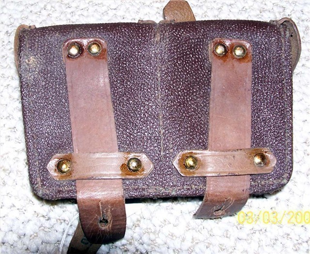 Pair of 50's Era Russian Double Ammo Pouches-img-1