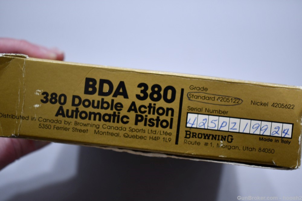 Nice Browning BDA 380 ACP Semi Auto Pistol FN Beretta W Box 1981-img-37