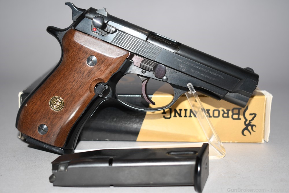 Nice Browning BDA 380 ACP Semi Auto Pistol FN Beretta W Box 1981-img-0