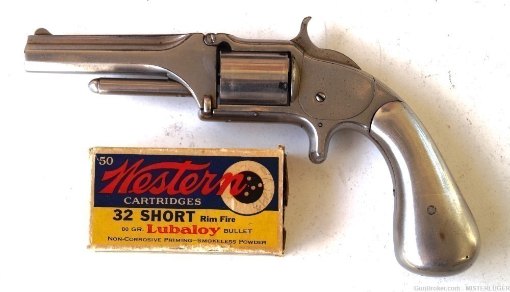 SMITH & WESSON MODEL 1 1/2  FIRST ISSUE WITH CLUB BUTT AND ARCHIVE LETTER -img-11