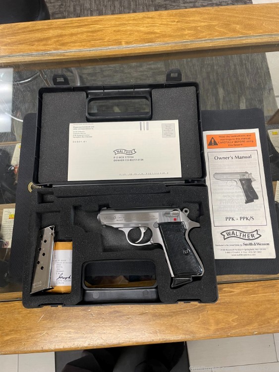 Walther/Interarms Model PPK/S Stainless .380-img-0
