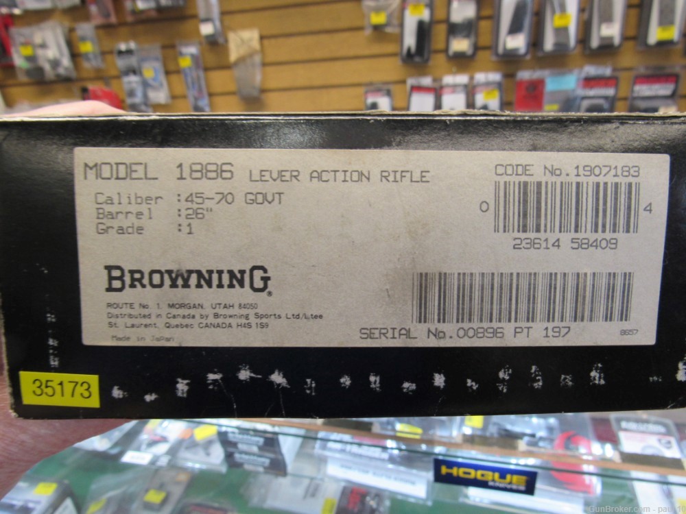 Browning 1886 rifle box-img-0