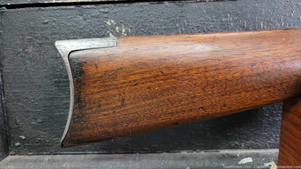 Winchester Model 1885 Low Wall Rifle 22 Short made in 1887 Octagon Barrel-img-2