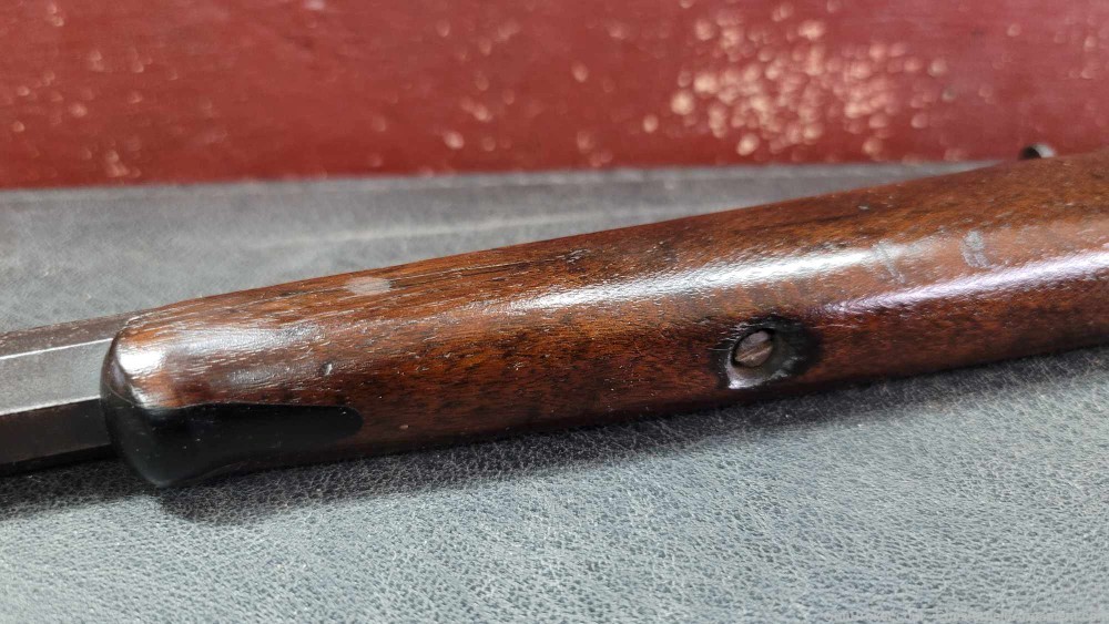Winchester Model 1885 Low Wall Rifle 22 Short made in 1887 Octagon Barrel-img-21