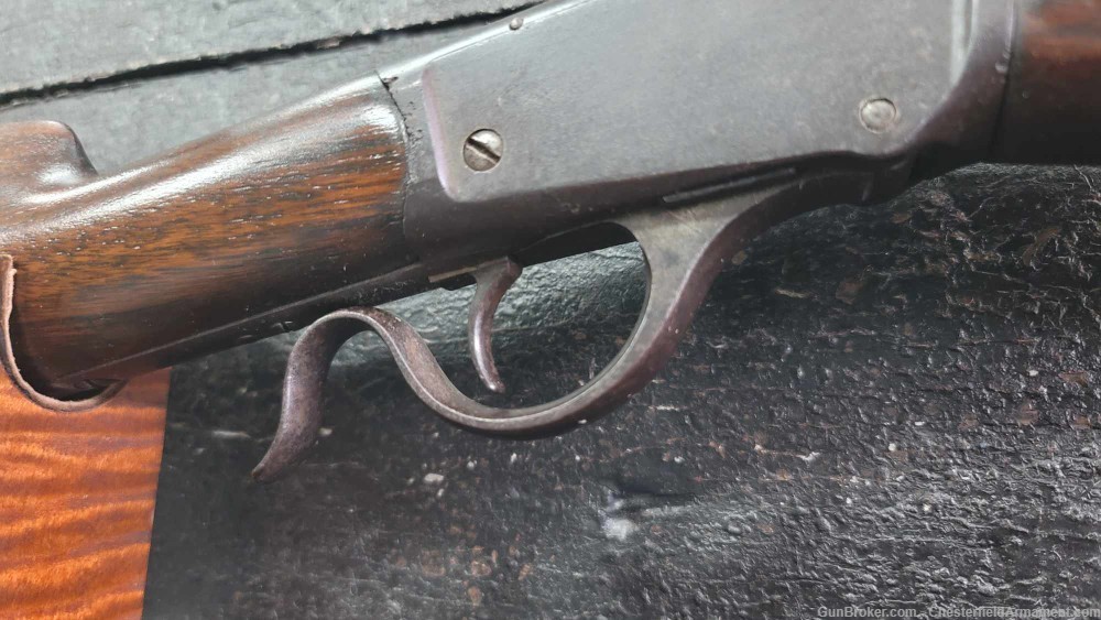 Winchester Model 1885 Low Wall Rifle 22 Short made in 1887 Octagon Barrel-img-7