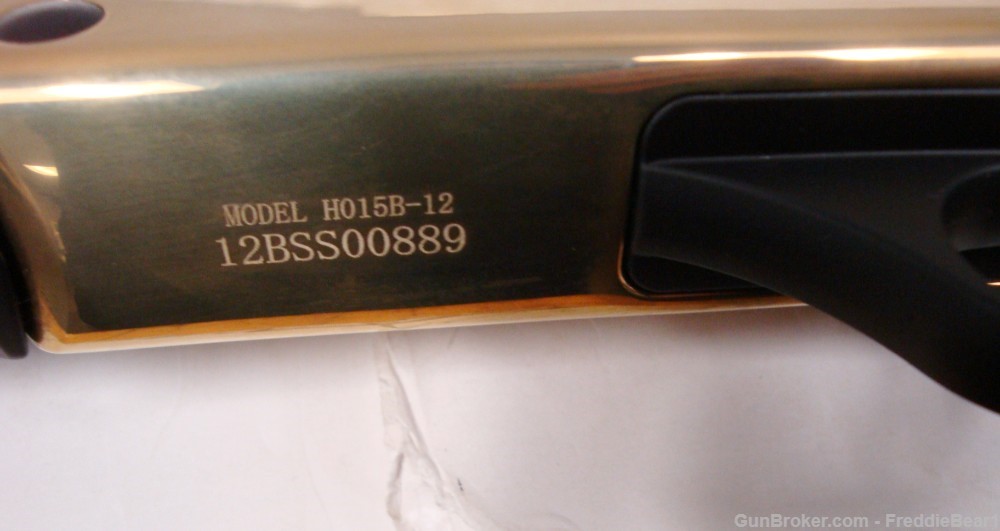 Henry Single Shot 12 GA 28 3.5 Polished Brass Receiver & Walnut Stock - NIB-img-15