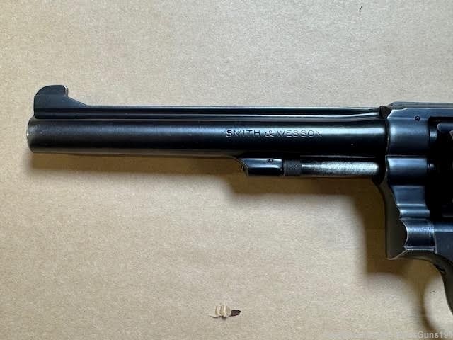 1952 Smith & Wesson K-22 Masterpiece revolver 6 inch Barrel original Box-img-2