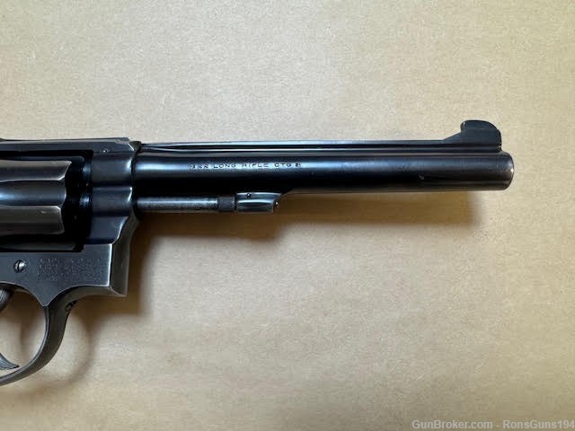 1952 Smith & Wesson K-22 Masterpiece revolver 6 inch Barrel original Box-img-7