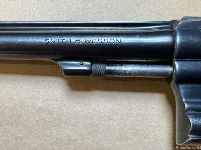 1952 Smith & Wesson K-22 Masterpiece revolver 6 inch Barrel original Box-img-9