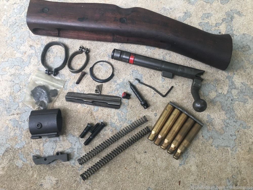 Misc lot of old 1903a3 Springfield rifle parts -img-2
