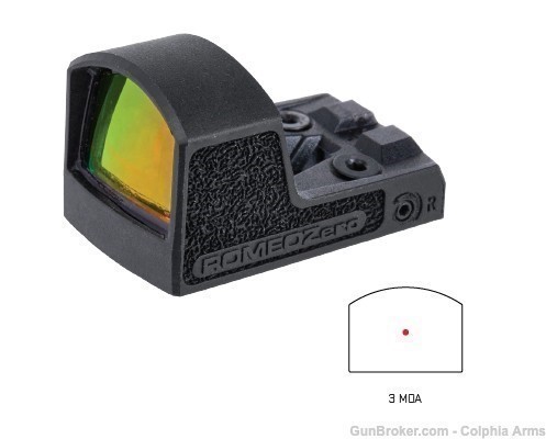 Sig Sauer ROMEO Zero Reflex Red Dot Sight - 3MOA Dot - Matte Black Finish-img-0