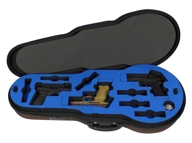 Peak Case Five Handgun Violin Case - Locking-img-0