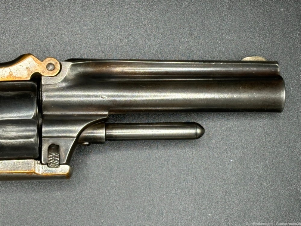 Antique rare J.M. Marlin Model XXX Standard 1872 pocket revolver .22RF -img-18