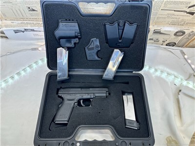 SPRINGFIELD XD-45 45ACP IN BOX 4 MAGS AND HOLSTER PENNY AUCTION!