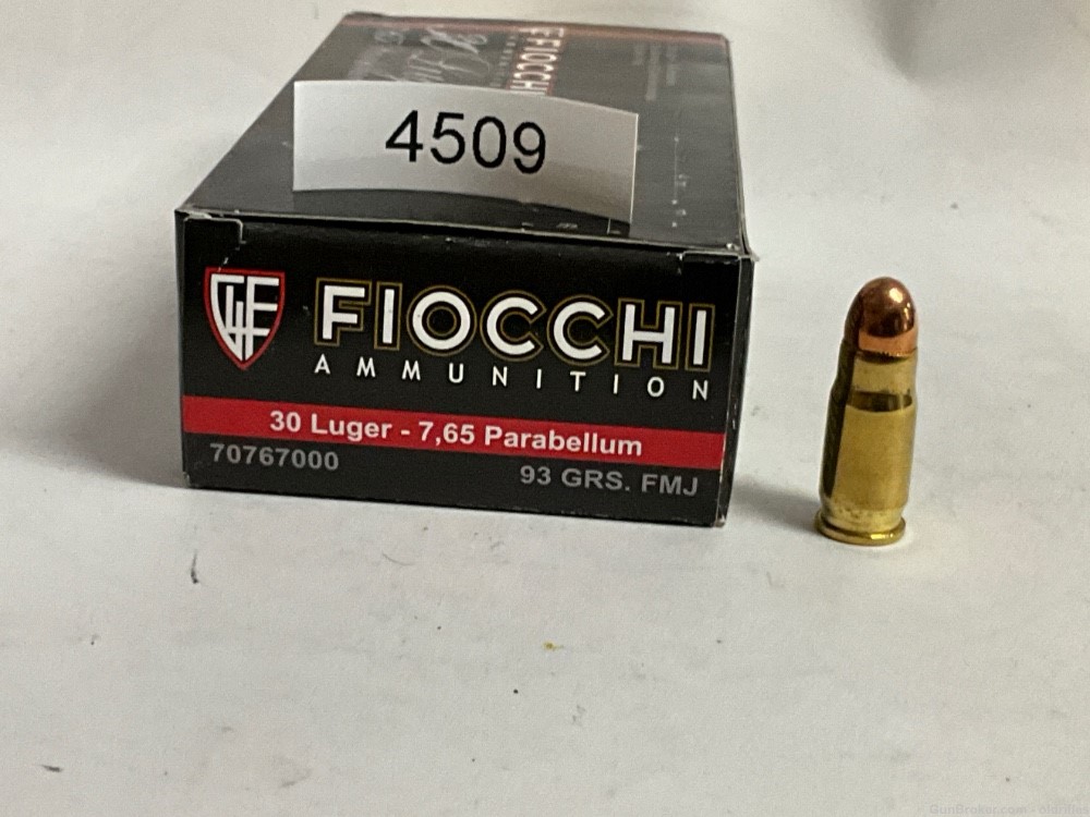 30 Luger by Fiocchi 93 Grain FMJ-img-0