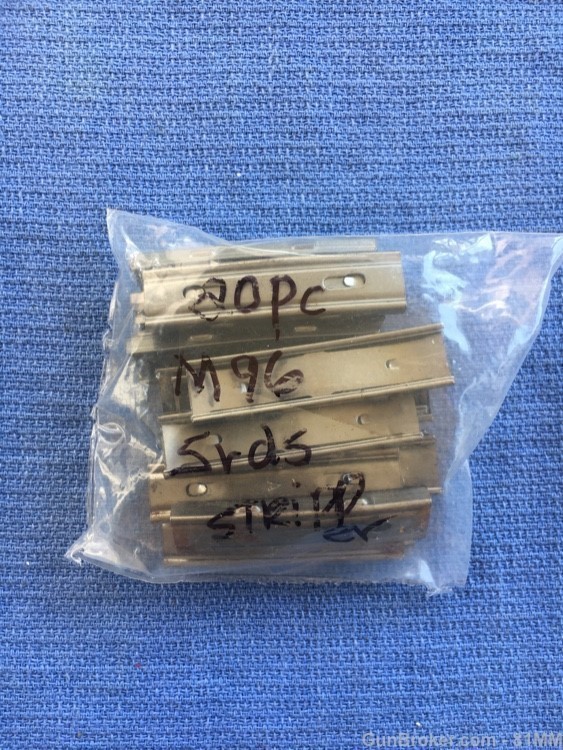 M96,  5 round stripper clips.  20 clips.-img-0