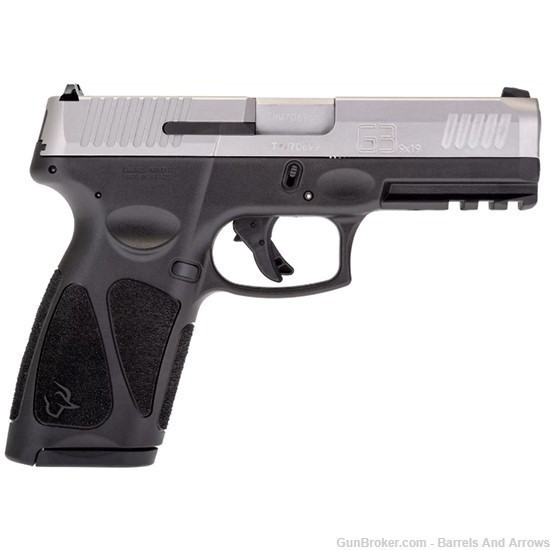 Taurus 1-G3B949-10 G3 Semi-Auto Pistol, 9MM, 4" Bbl, Black, Stainless Slide-img-0
