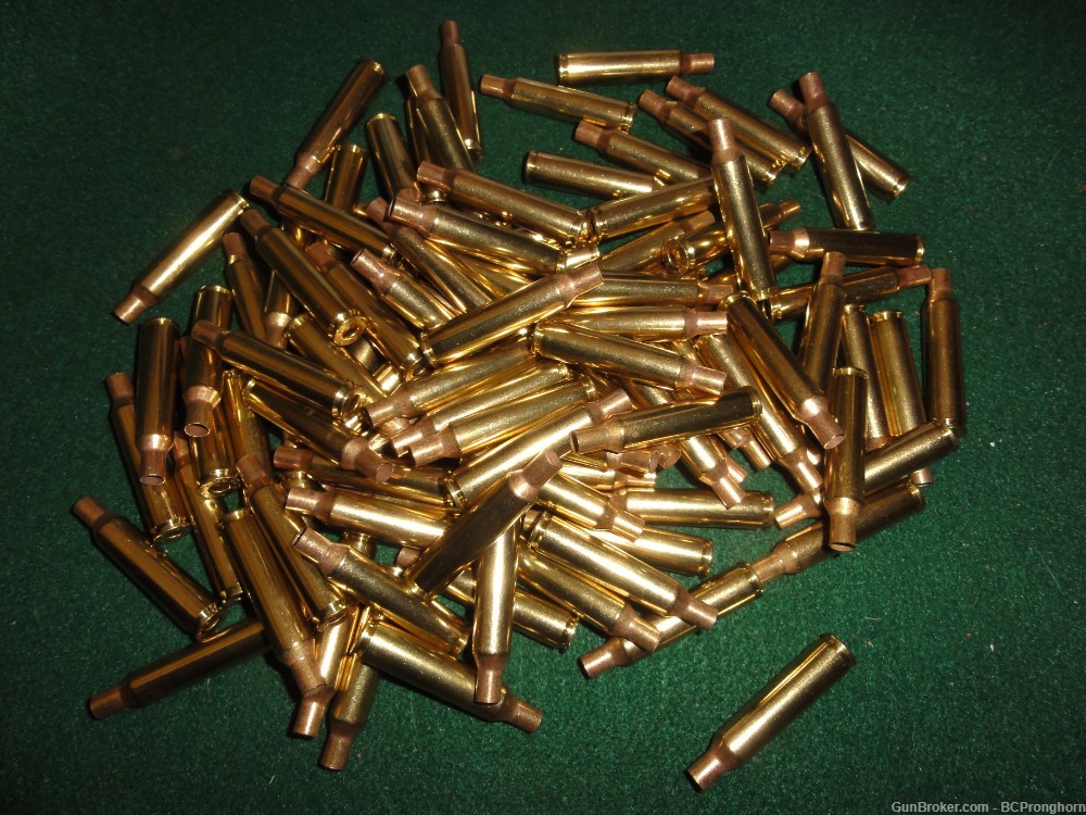 100 Rnds New Unfired RP Brass for 6mm Remington-img-0