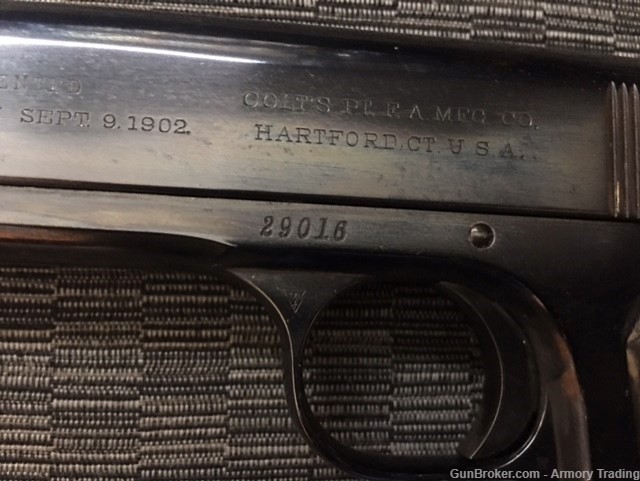 Colt Model 1903 Hammer Model .38 ACP Made 1.911-1.912-img-4