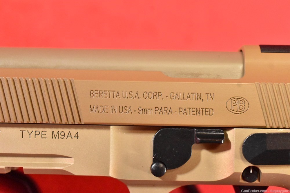 Beretta M9A4 Centurion 9mm 10rd  4.8" Threaded Barrel Optic Ready M9A4-img-6