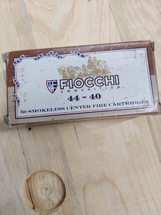 Fiocchi 44-40 Ammo 210 GRS LRNFP Full Box 50 Rounds Factory Loads-img-0