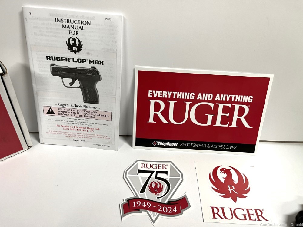 2024 Ruger LCP Max 380ACP Pistol .380 ACP Handgun 12rd mag Limited Edition-img-18