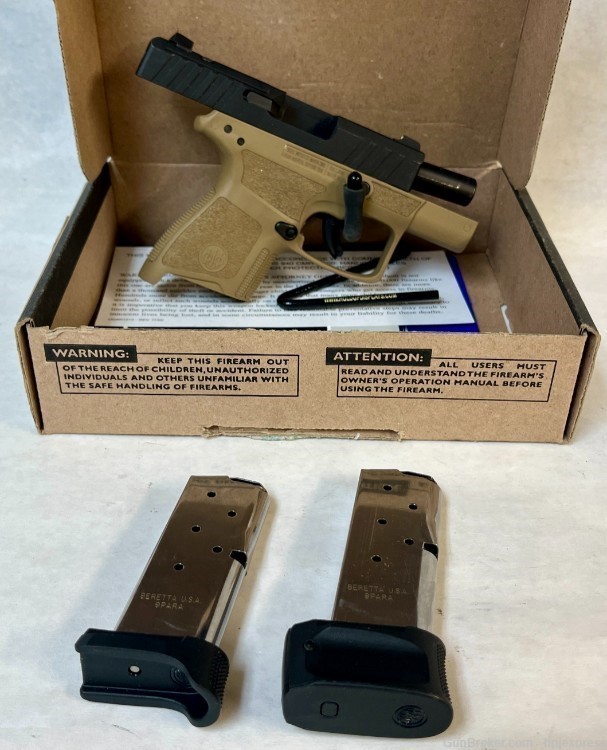 Beretta APX 9mm Semi-Auto Pistol w/Box and 2 Mags-img-0