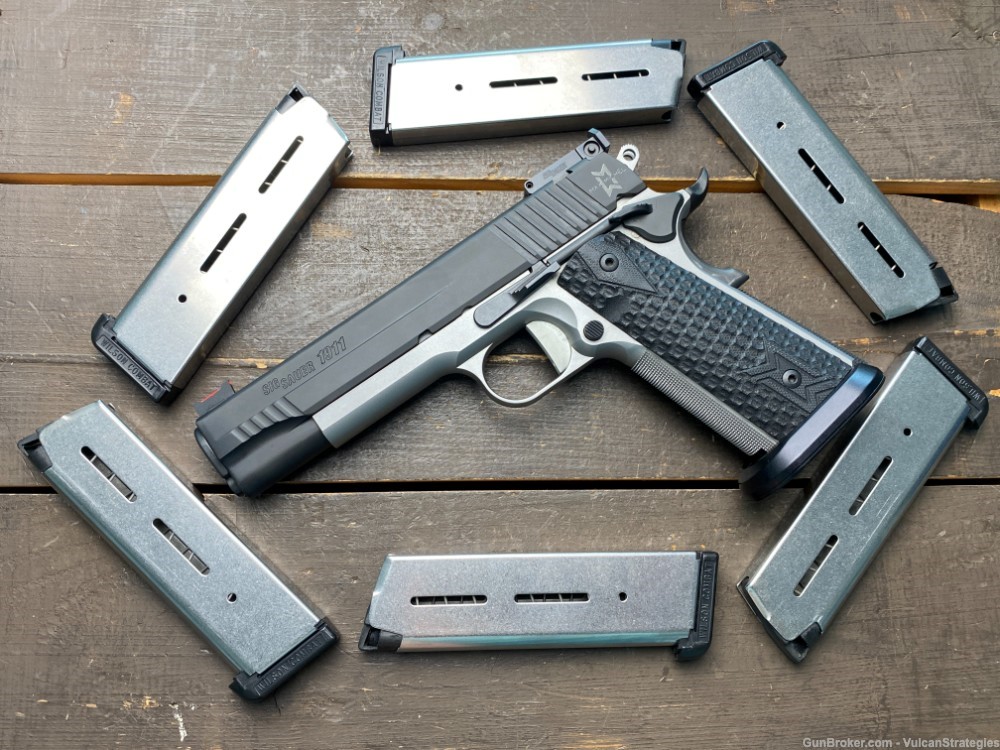Sig Sauer 1911 Max Michel 45 ACP 7-8 Rd Wilson Combat Mags PENNY AUCTION-img-2