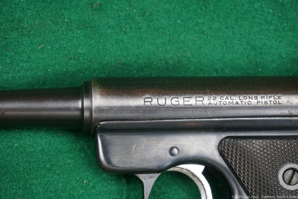 1959 Ruger Standard Model 22 22lr w/ Black Eagle Grips No Reserve C&R OK-img-2