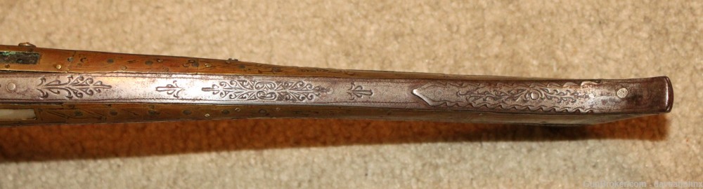 Fine 1800's Albanian Miquelet Flintlock Musket - All Metal-img-21