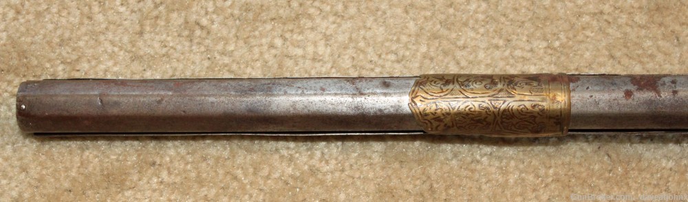 Fine 1800's Albanian Miquelet Flintlock Musket - All Metal-img-23