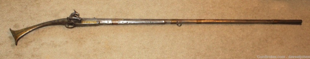 Fine 1800's Albanian Miquelet Flintlock Musket - All Metal-img-0