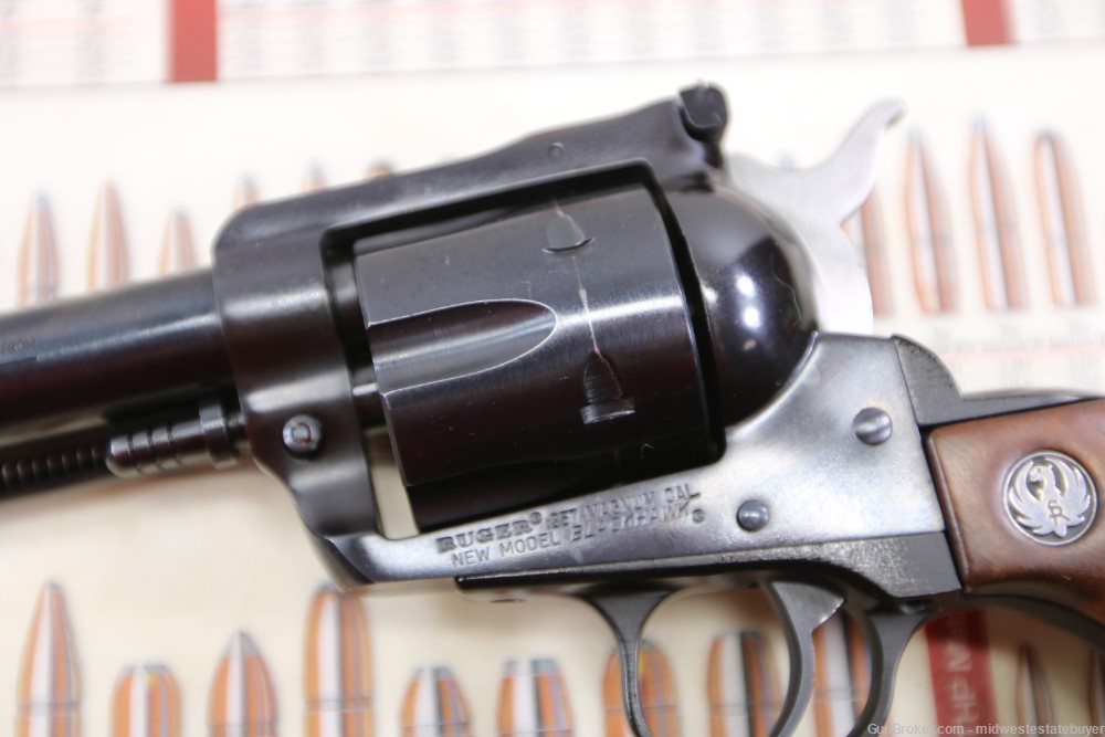 Ruger New Model Blackhawk .357 Magnum SA Revolver Blue Mfg 1983 No Res .99-img-1